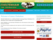 Tablet Screenshot of fantasycheltenham.ie